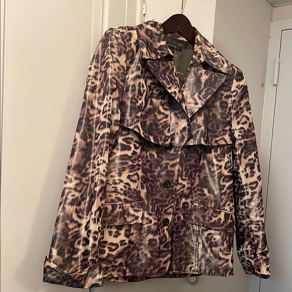 Lafayette 148 New York Animal Print Blazer